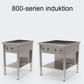 Spis induktions kokplatta 800 serien PRO kokpall Vara Metallindustri