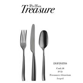 Bestick Infinito Treasure titanium PVD Pinti Inox