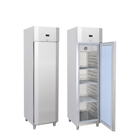 Smalt kylskåp B469xD725xH2060mm Rostfritt 235 liter